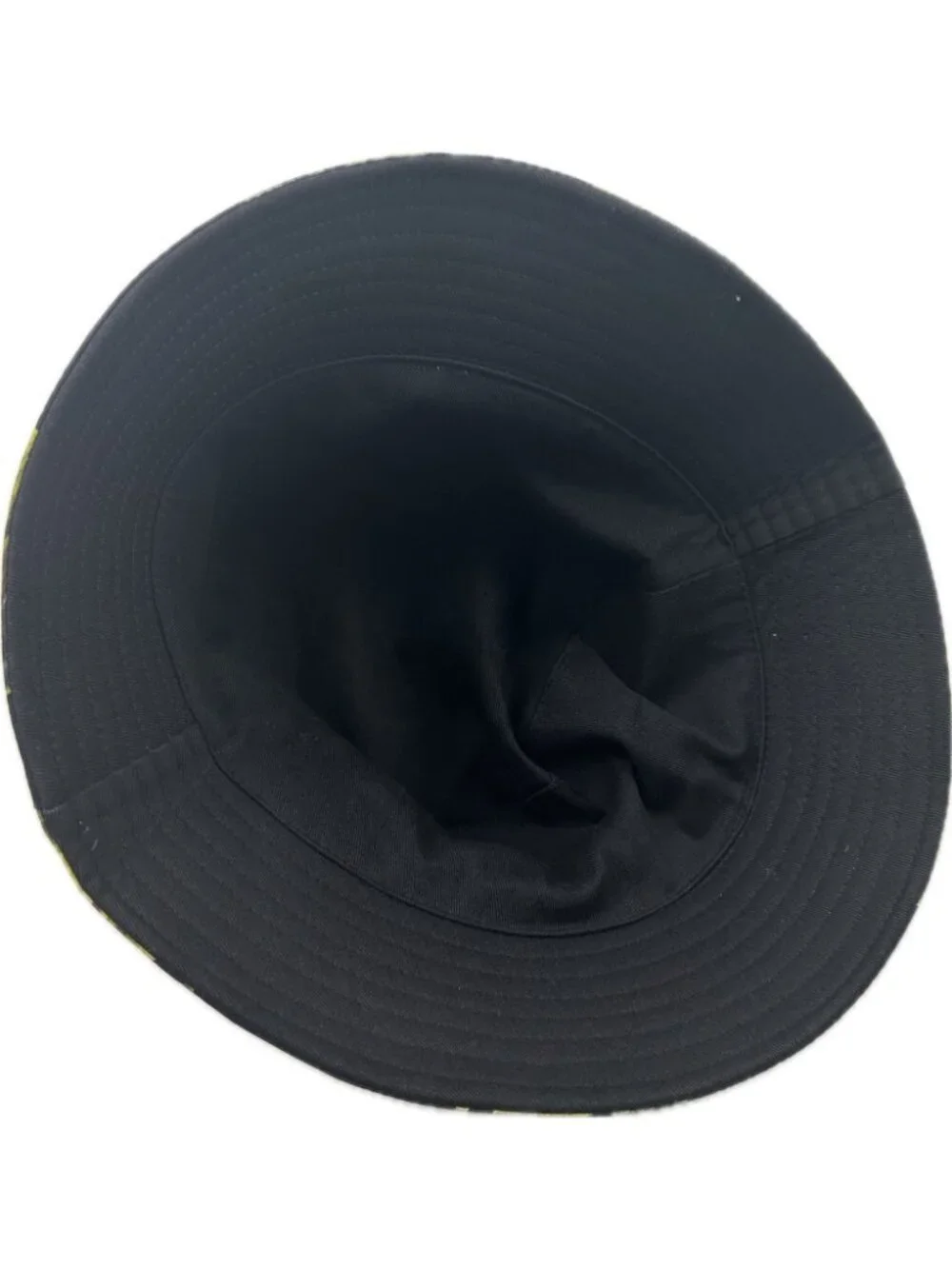 Bucket Fedora Hat Lemons Fruit Black Yellow Fischer One Size